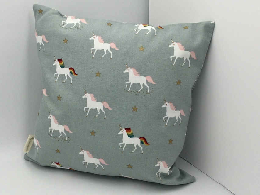 Rainbow Unicorn Cushion with Inner Pad
